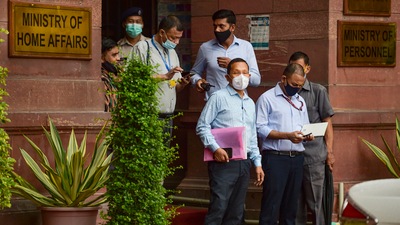 New Delhi: Mizoram chief secretary Lalnunmawia Chuaungo outside the Home Ministry in New Delhi, on Wednesday, July 28, 2021. (Ravi Choudhary / PTI) New Delhi: Mizoram chief secretary Lalnunmawia Chuaungo outside the Home Ministry in New Delhi, on Wednesday, July 28, 2021. (Ravi Choudhary / PTI)