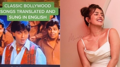 Priyanka Chopra reacted to the 'English version' of Mehndi Laga Ke Rakhna. Priyanka Chopra reacted to the 'English version' of Mehndi Laga Ke Rakhna.