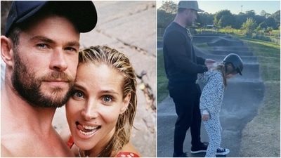 Chris Hemsworth and wife Elsa Pataky's videos with daughter India prove they are goals: Watch (Instagram/@chrishemsworth) Chris Hemsworth and wife Elsa Pataky's videos with daughter India prove they are goals: Watch (Instagram/@chrishemsworth)