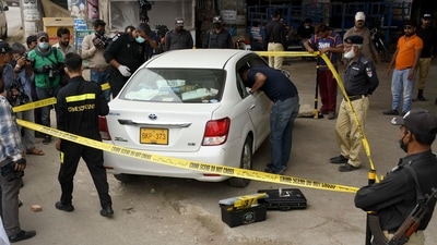 Chinese foreign ministry spokesperson Zhao Lijian called the attack an “isolated case” and expressed confidence in Pakistan’s ability to protect Chinese citizens. (AP Photo/Fareed Khan) (AP) Chinese foreign ministry spokesperson Zhao Lijian called the attack an “isolated case” and expressed confidence in Pakistan’s ability to protect Chinese citizens. (AP Photo/Fareed Khan) (AP)