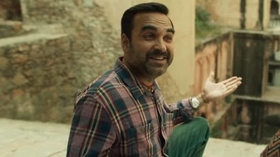 Pankaj Tripathi in a still from Mimi. Pankaj Tripathi in a still from Mimi.