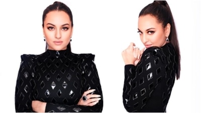 In her recent pictures shared on Instagram in a black sequin bodycon dress, Sonakshi not just looked drop-dead gorgeous but also bold and classy. (Instagram/@aslisona)