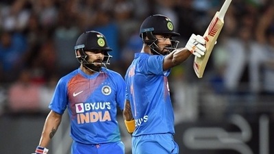 India captain Virat Kohli and KL Rahul (HT Archive)