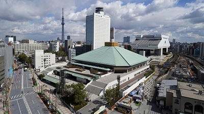 A general view of the Ryogoku Kokugikan arena. (Getty Images) A general view of the Ryogoku Kokugikan arena. (Getty Images)