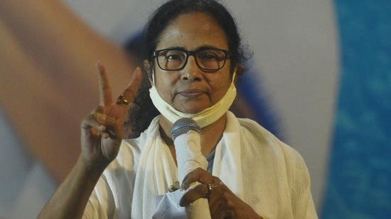 West Bengal chief minister Mamata Banerjee termed her meeting with Congress interim president Sonia Gandhi and party leader Rahul Gandhi as "very good." (Samir Jana/HT Photo)