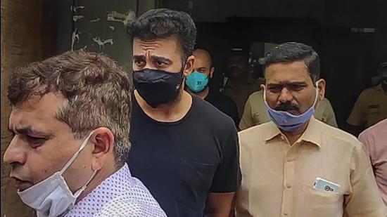The property cell of the Mumbai crime branch, on July 19, arrested Raj Kundra and his associate Ryan Thorpe in connection with the pornographic films racket that the cell busted in February 2021. (PTI)