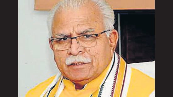 A fortnight ago, Khattar had ordered that Dr Kaur, a Haryana Civil Medical Services officer, be reinstated pending an inquiry and sent the file to Vij for issuing the orders. (HT Photo)