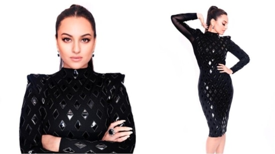 549px x 309px - Photos: Sonakshi Sinha dazzles in sequin black bodycon dress in latest  pictures | Hindustan Times