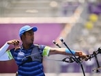 Tokyo 2020 Olympics: India's Atanu Das in action.