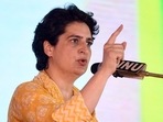 Congress leader Priyanka Gandhi Vadra. (ANI photo) Congress leader Priyanka Gandhi Vadra. (ANI photo)