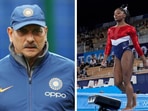 Ravi Shastri lends support to Simone Biles. 