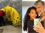 Ankita Konwar nails the Chakrasana in a saree, Milind Soman goes 'woah'(Instagram/@ankita_earthy) Ankita Konwar nails the Chakrasana in a saree, Milind Soman goes 'woah'(Instagram/@ankita_earthy)