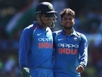 Kuldeep Yadav misses MS Dhoni's guidance from behind the stumps.(Getty Images) Kuldeep Yadav misses MS Dhoni's guidance from behind the stumps.(Getty Images)