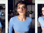 Feels Like Ishq: Radhika Madan goes bold in a steamy backless blue co-ord dress