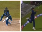 VIDEO: Sanju Samson falls to freak dismissal, Rahul Chahar takes stunning catch