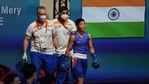 Tokyo: India's Mary Kom arrives for her bout against Ingrit Valencia of Columbia in women's Fly (48-51kg) boxing Round of 16, at the Summer Olympics 2020 in Tokyo, Thursday, July 29, 2021. Kom lost the match via split decision. (PTI Photo/Gurinder Osan) (PTI07_29_2021_000251B) Tokyo: India's Mary Kom arrives for her bout against Ingrit Valencia of Columbia in women's Fly (48-51kg) boxing Round of 16, at the Summer Olympics 2020 in Tokyo, Thursday, July 29, 2021. Kom lost the match via split decision. (PTI Photo/Gurinder Osan) (PTI07_29_2021_000251B)