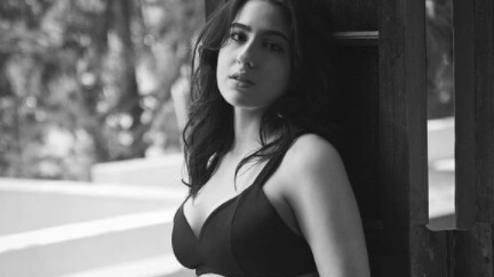 Sara Ali Khan Stuns In Sultry Monochrome Photoshoot See Pics Here