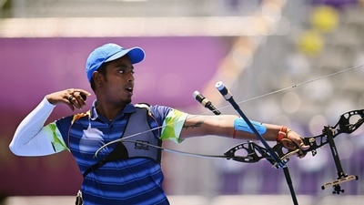 Tokyo 2020 Olympics: India's Atanu Das in action. (REUTERS)
