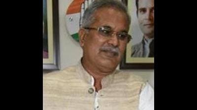 CM Bhupesh Baghel at Chhattisgarh in Raipur, Chhattisgarh (Arijit Sen/HT Photo)