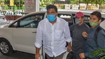 Former AAP councillor Tahir Hussain. (PTI Photo)