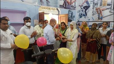 Gymnasium being inaugurated in Bijrol, Uttar Pradesh. (Sourced)