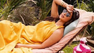 Priyanka Chopra channels her inner romantic diva in sleeveless maxi worth ₹39k (Instagram/@priyankachopra) Priyanka Chopra channels her inner romantic diva in sleeveless maxi worth ₹39k (Instagram/@priyankachopra)
