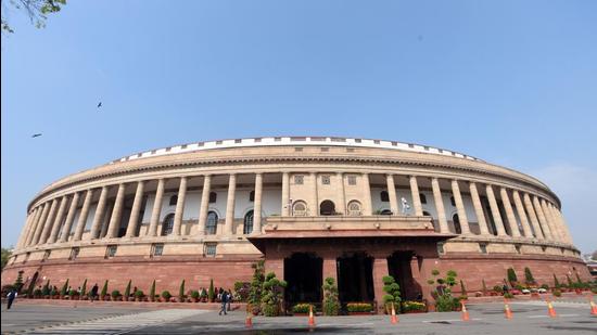 A view of Parliament. (Sonu Mehta/HT PHOTO)