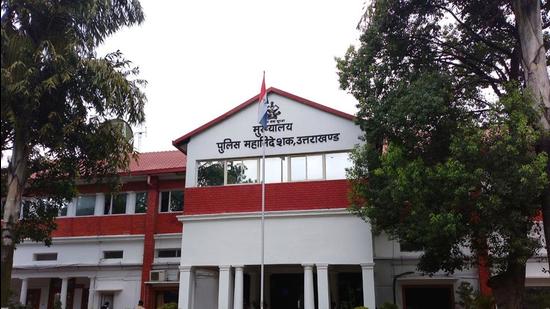State police headquarters in Dehradun. (HT Photo)