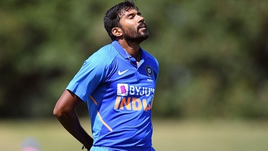 Sandeep Warrier in action for India A last year. (Getty Images)