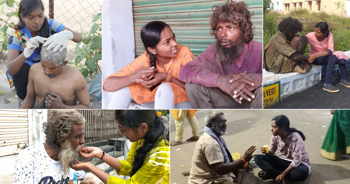 Manisha Krishnasamy with the people she rescued.(Life Beyond Numbers) Manisha Krishnasamy with the people she rescued.(Life Beyond Numbers)