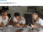 CBSE Class 12 results: Twitter is flooded with all sorts of memes ahead of CBSE Class 12 results to be announced at 2 pm.(Twitter/@Ashmiits) CBSE Class 12 results: Twitter is flooded with all sorts of memes ahead of CBSE Class 12 results to be announced at 2 pm.(Twitter/@Ashmiits)