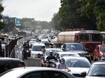 A recent National Emissions Inventory (NEI) report had revealed that automobile emissions contribute to 91 per cent of Pune’s air pollution. (HT Photo) A recent National Emissions Inventory (NEI) report had revealed that automobile emissions contribute to 91 per cent of Pune’s air pollution. (HT Photo)