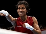 Lovlina Borgohain of India celebrates her victory. (Getty Images) Lovlina Borgohain of India celebrates her victory. (Getty Images)