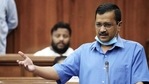 Chief Minister Arvind Kejriwal speaks in Delhi Legislative Assembly, in New Delhi on Friday.(ANI) Chief Minister Arvind Kejriwal speaks in Delhi Legislative Assembly, in New Delhi on Friday.(ANI)