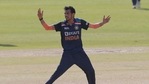 Yuzvendra Chahal during their second one-day international cricket match in Colombo, Sri Lanka.(AP) Yuzvendra Chahal during their second one-day international cricket match in Colombo, Sri Lanka.(AP)