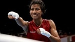 Lovlina Borgohain of India celebrates her victory. (Getty Images) Lovlina Borgohain of India celebrates her victory. (Getty Images)