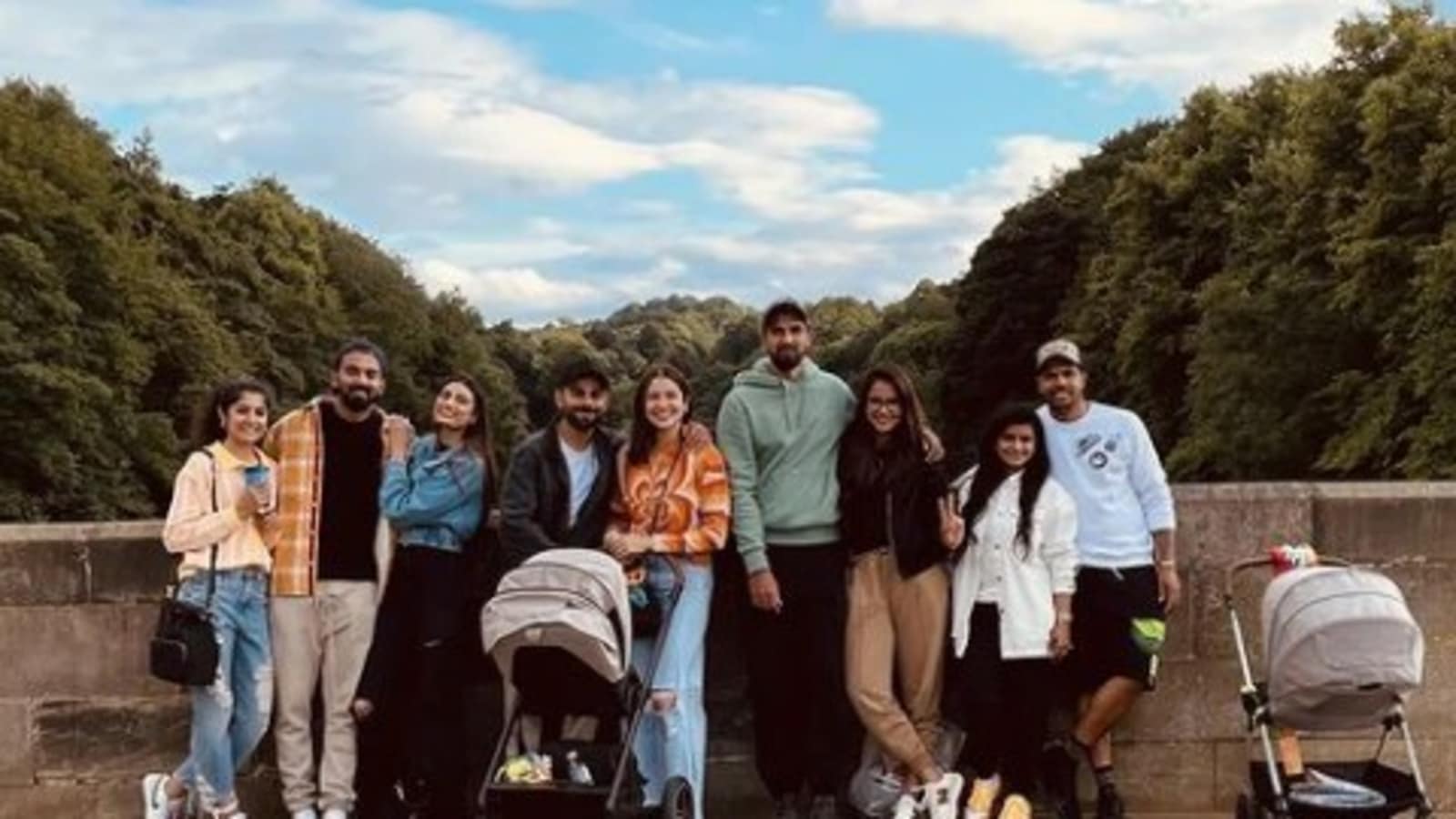 Anushka Sharma's group photo from Durham features Virat Kohli, Vamika