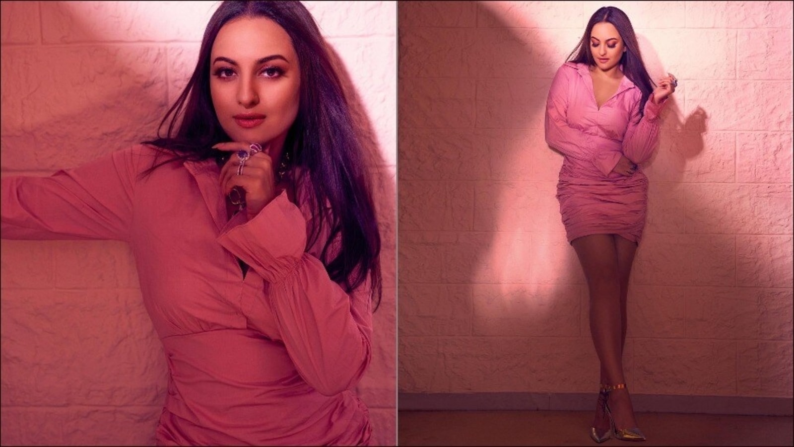 Indian Sonakshi Hot Xxx Videos - Sonakshi Sinha's â‚¹6.5k pastel pink mini dress is perfect for lunch dates |  Fashion Trends - Hindustan Times