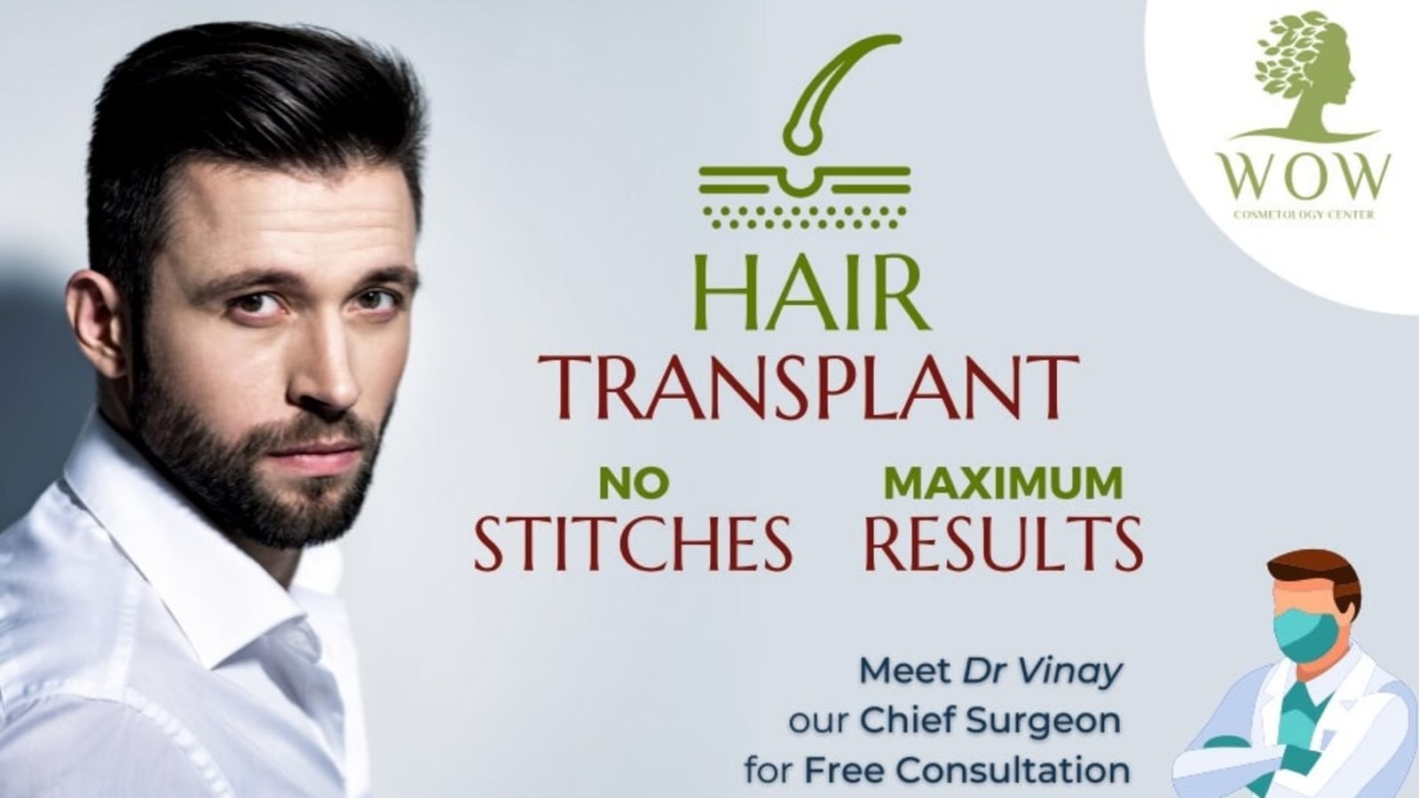 Hair Transplant Glasgow, Scotland - Direct Hair Implantation - Dr Bonaros