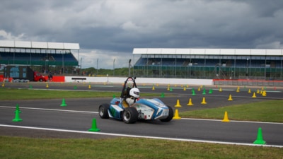 The team entered the competition with its latest car E-12, which is the 12th version of the car which has been made in conjunction with industry giants such as NRB Bearings and Mahle. (Sourced) The team entered the competition with its latest car E-12, which is the 12th version of the car which has been made in conjunction with industry giants such as NRB Bearings and Mahle. (Sourced)