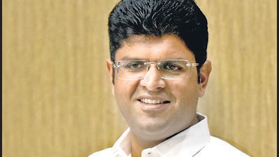 Haryana deputy chief minister Dushyant Chautala . (HT PHOTO)