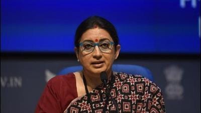 Union minister Smriti Irani. (HT file)
