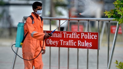 Tamil Nadu government extended lockdown in the state until 6am on August 9 with no new relaxations to the existing norms. (PTI) Tamil Nadu government extended lockdown in the state until 6am on August 9 with no new relaxations to the existing norms. (PTI)