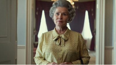 The first picture of Imelda Staunton as Queen Elizabeth II was shared. The first picture of Imelda Staunton as Queen Elizabeth II was shared.