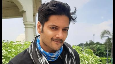 Actor Ali Fazal at Gomti Riverfront during his visit to Lucknow. (Deep Saxena/HT )