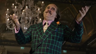 Jared Leto in the House of Gucci trailer. Jared Leto in the House of Gucci trailer.