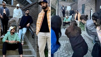 KL Rahul, Athiya Shetty, Virat Kohli and Anushka Sharma are currently in England. KL Rahul, Athiya Shetty, Virat Kohli and Anushka Sharma are currently in England.