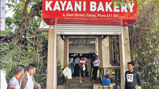 Kayani Bakery on East street, Camp remains one of the quintessential Pune experiences affected by the coronavirus pandemic and life under lockdown. (Ravindra Joshi/HT PHOTO)