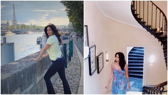 Mallika Sherawat is currently in Paris.