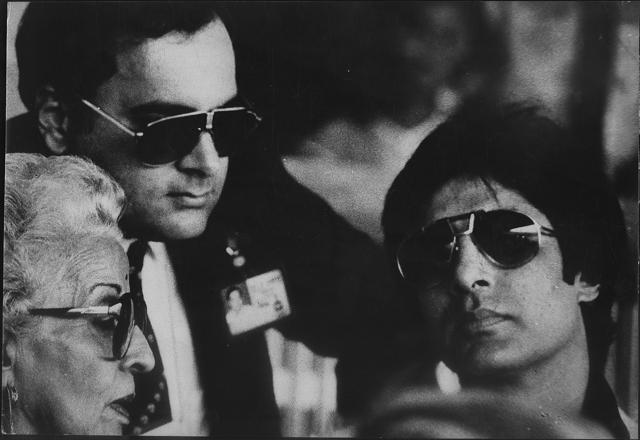 Rajiv Gandhi, Amitabh Bachchan and his mother Teji Bachchan at the Asiad Inauguration on 20 November, 1982. (HT Archive) Rajiv Gandhi, Amitabh Bachchan and his mother Teji Bachchan at the Asiad Inauguration on 20 November, 1982. (HT Archive)